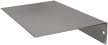 Buhbo Mitus Floating Shelf Wall Mounted 8x12 Brushed Stainless Steel