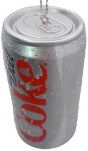 OnHoliday Diet Cola Silver Can Hanging Christmas Tree Ornament