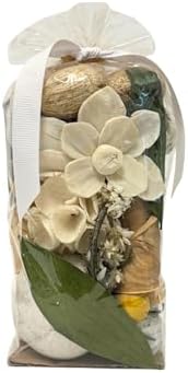 De La Terre Home Fragrance Potpourri Bag Decor White