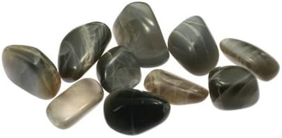 CrystalAge Black Moonstone Tumble Stone Pack of 5