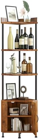 VonDream 5-Tier Corner Cabinet for Small Spaces