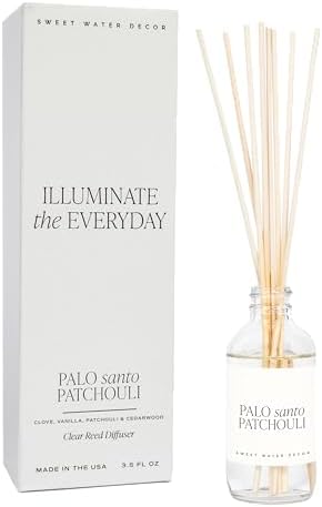 Sweet Water Decor Palo Santo Patchouli Diffuser Set