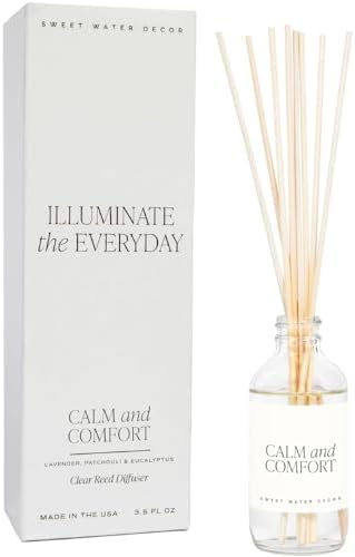 Sweet Water Decor Calm Comfort Reed Diffuser Set