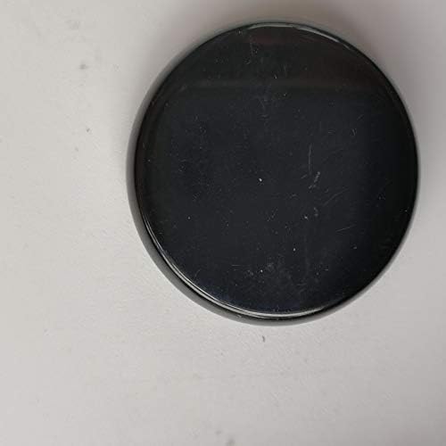 Natural Black Agate Flower of Life Healing Crystal Stone