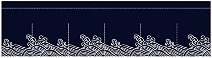 Zzooi Sushi Bar Doorway Short Noren Curtain - 47x12 Inches