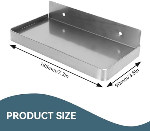 Stainless Steel Bathroom Phone Shelf Wall Mount 73x35in