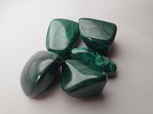 Exotic Tumbled Stones Collection with Malachite