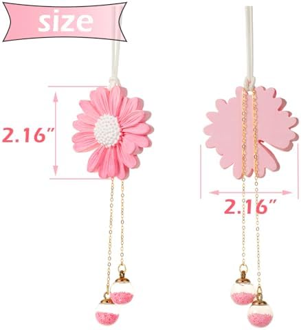 Chrysanthemum Car Decor - Rear View Mirror Accessory