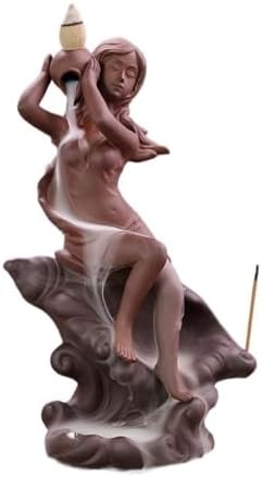 Purple Sand Incense Holder with Backflow Design