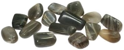 CrystalAge Black Moonstone Tumble Stone 15-20mm Single Stone