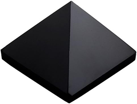 Mookaitedecor Healing Crystal Pyramid Black Agate