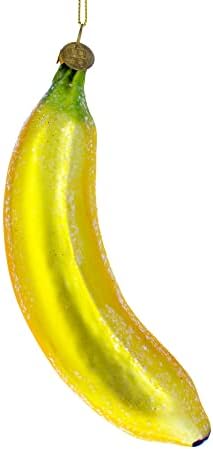 Banana Glass Christmas Ornament 57 Inches Tall