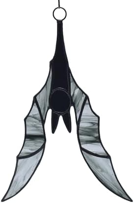 Velasyart Bat Stained Glass Window Hanging