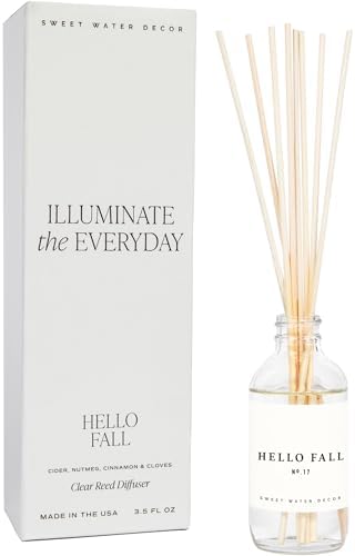Sweet Water Decor Hello Fall Reed Diffuser Set