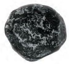 Apache Tear Collector Mineral Obsidian Rock with Info Card