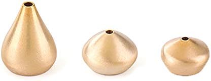 IKAAR 3 Pack Brass Incense Holders for Sticks and Cones