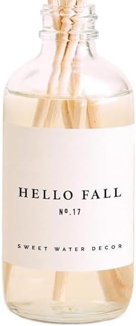 Sweet Water Decor Hello Fall Reed Diffuser Set