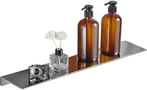 16 Inch Stainless Steel Wall Mounted Floating Shelf Decor