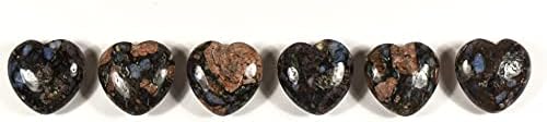 HQRP Crystal Heart Stone Collection