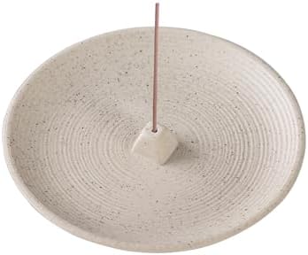 White Ceramic Incense Holder Modern Style