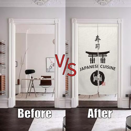 Japanese Noren Door Curtain Decor 283x472 Inches