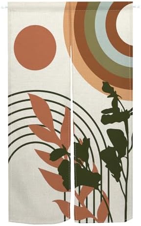 Leowefowa Japanese Noren Door Curtain 1