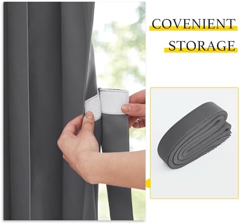 NICETOWN 80 Inch Blackout Curtain Panel