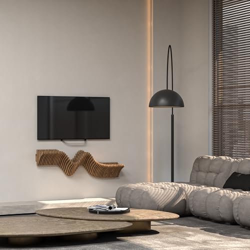 Batamex 40 Inch Wavy Floating Shelf TV Unit