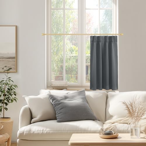 Lino Rosa Door Curtains 26x40 Inch Blackout Panels