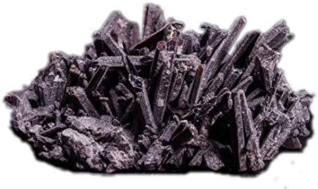 Raw Black Crystal Quartz Cluster for Indoor Fountain