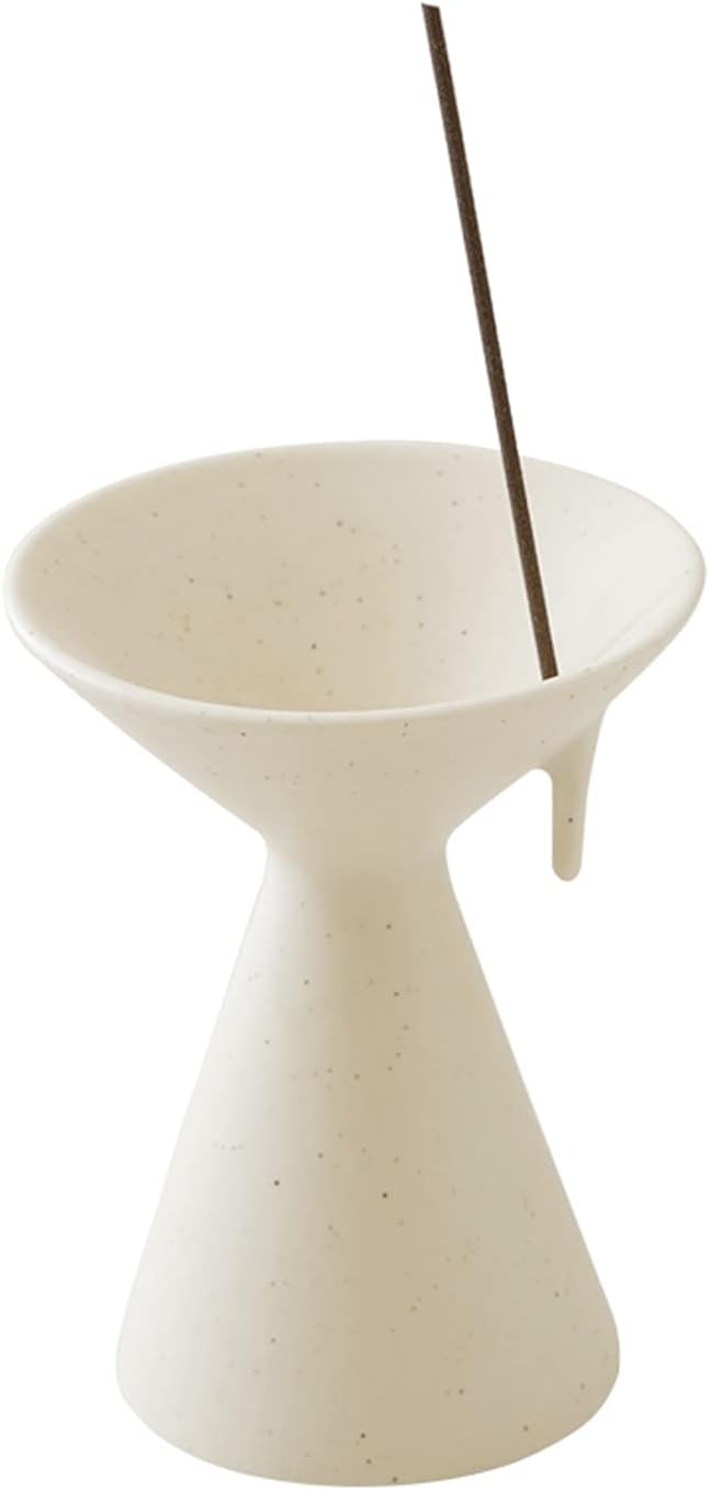 Stylish Incense Holder for Sticks with Drip Design