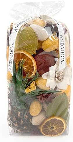 ANDALUCA Decorative Fragrance Pineapple Potpourri with Vial