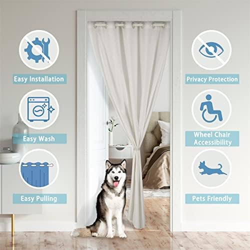 Jejeloiu Japanese Door Curtain 52 x 80