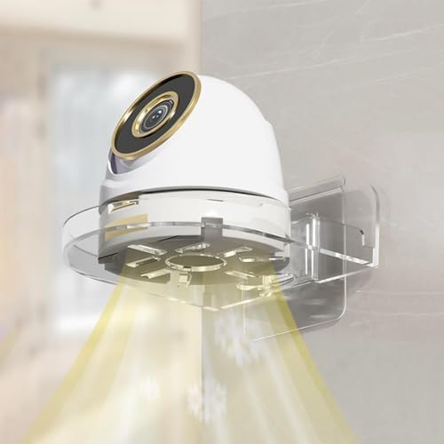 3pcs Clear Floating Shelf for Camera Baby Monitor and Smart Speaker