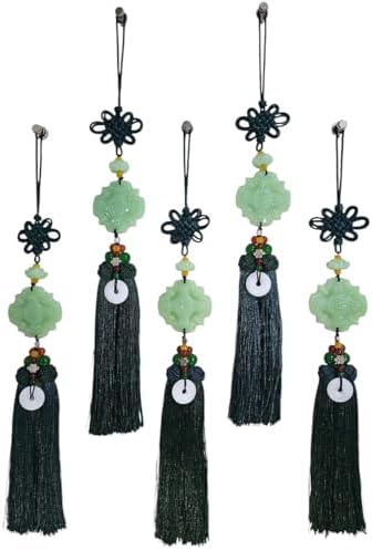 Traditional Korean Pendant Norigae Jade Tassel Ornament