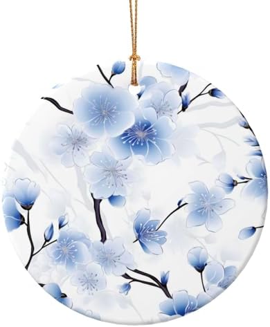 Christmas Ceramic Pendant Decorations with 3 Sizes