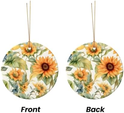 DXTKWL Christmas Ornament Ceramic Pendant Decor