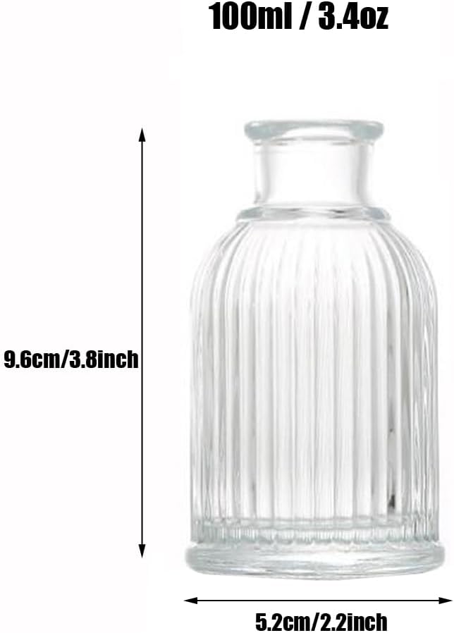 Erioctry 100ml Clear Glass Diffuser Bottle