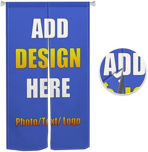 Custom Double Sided Noren Curtain for Home Decor