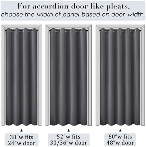 PANELSBURG 80 Inch Curtains for Sliding Glass Door