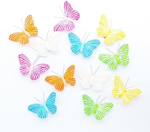 12PCS Zebra Butterfly Magnets Decoration Kit 4 Inch