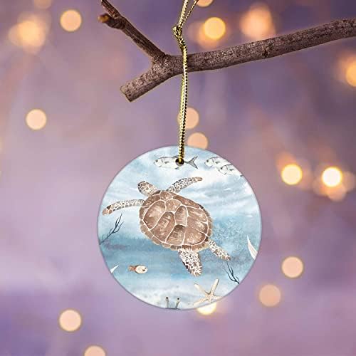 MEVRA Turtle Christmas Ornament Funny Decor for Halloween