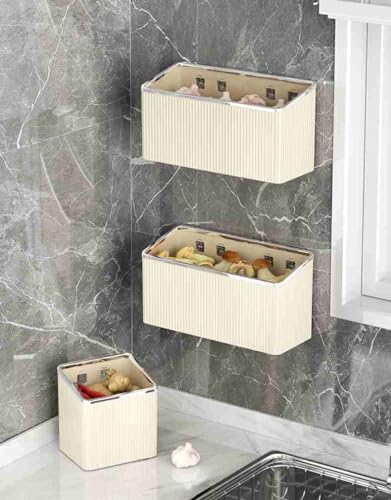 Wall Mounted Floating Shelf Organizer No Drilling