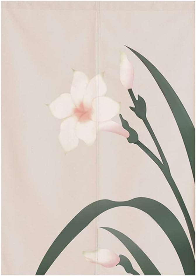 Japanese Noren Door Curtain Tapestry Ink Painting Decor
