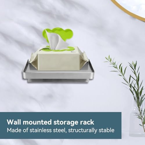 Stainless Steel Bathroom Phone Shelf Wall Mount 73x35in