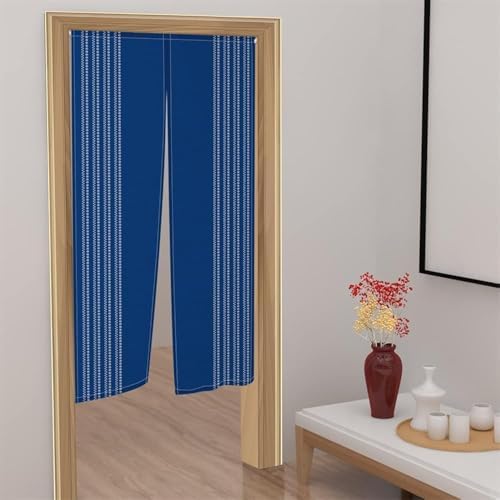 Leowefowa Japanese Noren Curtain Panel 283 x 472 Evening Forest Printed