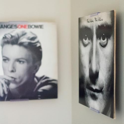CollectorMount Album Mount 2 Pack Clear Vinyl Display Frame Brackets