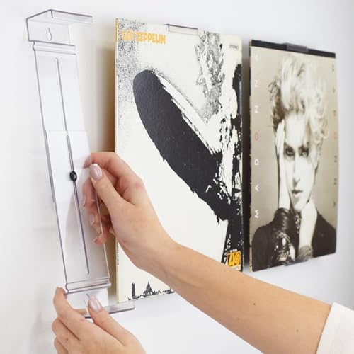 CollectorMount Album Mount 2 Pack Clear Vinyl Display Frame Brackets