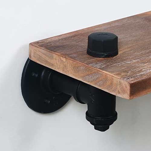 HouseAid Industrial Pipe Floating Shelves 2 Pack