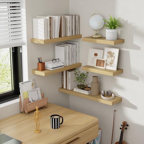 36 Inch Floating Shelves Set of 2 with Invisible Brackets